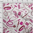 thumbnail image 3 of oneOone Cotton Flex Pink Fabric Tool Sewing Craft Projects Fabric Prints By Yard 40 Inch Wide, 3 of 4
