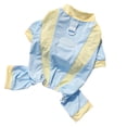 thumbnail image 2 of Breathable Mesh Dog Sun Protection Jumpsuit with D-Ring, Summer Cooling Pet Clothes for Small Dogs, Lightweight 4-Leg Puppy Outfit, Quick Dry Dog Sunsuit for Yorkie, Maltese, Outdoor Use, 2 of 5
