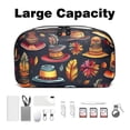 thumbnail image 3 of Thanksgiving USB Organizer Waterproof Oxford Cloth Hard Drive Case Small Travel Cable Box Organizer 5.9x9.44x3.14 in, 3 of 6