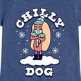 thumbnail image 3 of Instant Message - Chilly Dog - Toddler & Youth Girls Short Sleeve Graphic T-Shirt, 3 of 6