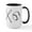White/Black Inside, variant on CafePress - Baseballs And Bats - 15 oz Ceramic Large White Novelty Mug
