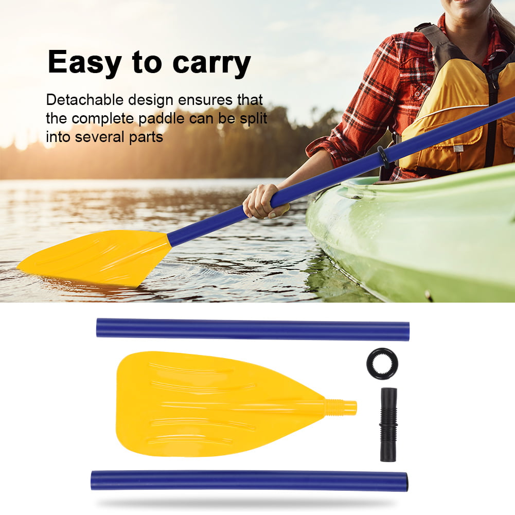 1Pair Detachable Kayak Canoe Inflatable Boat Paddle Oar Watersports Accessory 