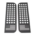 thumbnail image 1 of 2PCS Rear Door Window Decals Aluminum Alloy Glass Panel Cover for  JL Gladiator JT Unlimited 4 Door, 1 of 8