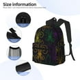 thumbnail image 5 of Gaeub Mardi Gras Carnival School Backpack Waterproof Bookbag for Men Women College High School Bags, 5 of 8