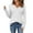 White, variant on V Neck Sweater Comdrip Womens 2025 Fall Sweaters Casual Long Sleeve Ribbed Knit Pullover V Neck Lightweight Crochet Pullover Sweater Top Women's Fall Sweaters Beige L