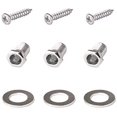 thumbnail image 1 of Musiclily Pro Guitar Machine Heads Mounting Package, Chrome, 1 of 1