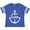 Football Blue and White, variant on Inktastic 2nd Birthday Anchor Boys or Girls Toddler T-Shirt