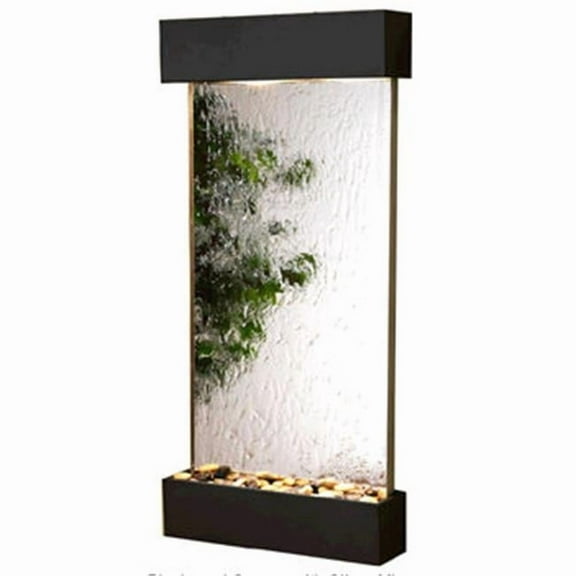 Adagio  Whispering Creek Wall Fountain - Silver Mirror - Small