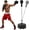 Black Hight, variant on Adjustable Boxing Ball Set - Height Adjustable Training Ball with PU Surface for Boxing Practice