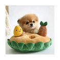 thumbnail image 3 of Plush Dog Puzzle Toy Stress Relief Slow Feeding Pulling Sweet Potatoes Puppy Snuffle Treat Toy for Indoor, 3 of 5