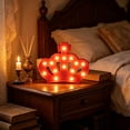 thumbnail image 6 of Inerposs Princess Themed LED Marquee Night Light, Coronet Shape Decorative Wall Lamp, Battery Operated Tabletop Decor, Ideal for Birthday Parties and Bedroom Ambiance, 6 of 6