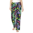 thumbnail image 2 of Kdxio Women's Comfy Stretch Watercolor CactusesPrint Drawstring Pajama Pants-Medium, 2 of 9