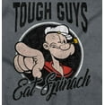 thumbnail image 2 of Popeye Tough Guys Eat Spinach Funny Men's Crewneck Sweatshirt Brisco Brands M, 2 of 6