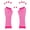 Pink, variant on Fingerless Mesh Gloves Nylon Wrist Elastic Lace Gloves for Women