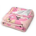 thumbnail image 2 of Pink Panther Blanket, Super Soft Throw Blanket For Bed Sofa Couch, Cozy Flannel Blanket For Bedroom Livingroom, 40"X30", 2 of 9