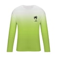 thumbnail image 4 of Yutk T-Shirt à Manches Longues en Coton en Liquidation Hommes Décontracté Mode Imprimé Col Rond Chandail T-Shirt Manches Courtes Hauts Multicolore 3TG, 4 of 5