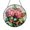 Acrylic 3.5 Inch, variant on Geranium Butterfly Inspired Window Suncatcher, Decorative Glass Art Hanging, Cozy Floral Home Decor