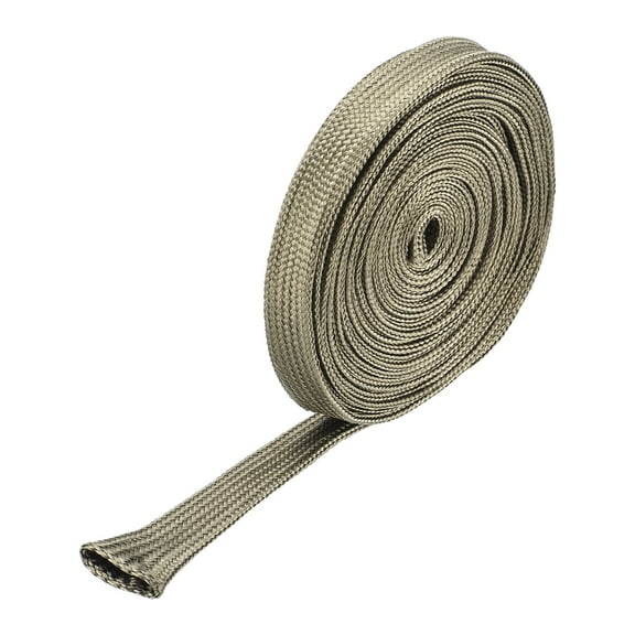 Uxcell Heat Shield Sleeve Fuel Line Heat Shield Sleeve 1 pack 0.5" ID 16 Feet