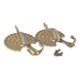 thumbnail image 3 of Accesorios para cortinas Estilo étnico Metal Hierro Pavo real Ganchos para cortinas de pared Ganchos para cortinas de pared 1 par de abrazaderas para cortinas Retenedores para cortinas de pavo real 2, 3 of 5
