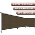 thumbnail image 5 of Balcony Privacy Screen, 3ftx16.4ft HDPE UV-Resistant Fence Cover, Black Color, for Balcony Patio Garden Sun Shade and Privacy Protection, 5 of 8