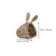 thumbnail image 2 of 1 nido de hierba tejido a mano para dormir de conejo, práctico accesorio para mascotas, 2 of 2