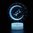 thumbnail image 3 of PENGXIANG Islam Eid Ramadan LED Light 3d Moon Lamp With Touch 16 Color Mubarak Gifts For Home Decor Muslims Believers, 3 of 11