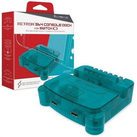 Hyperkin, Hyperkin RetroN S64 Console Dock, Nintendo Switch, Turquoise M07390-TQ