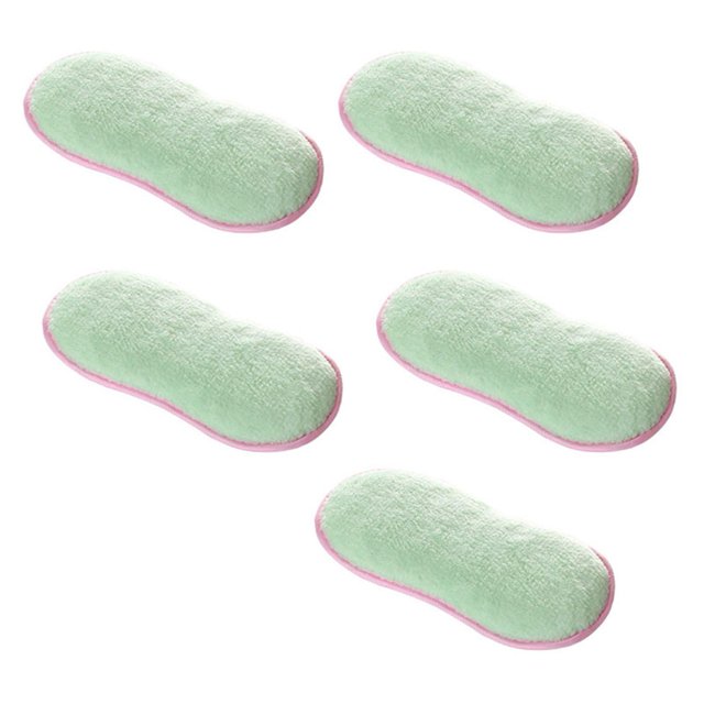 Esponja de Limpieza de Doble Cara MACHAO Reutilizable para Lavavajillas Color Verde 5 uds