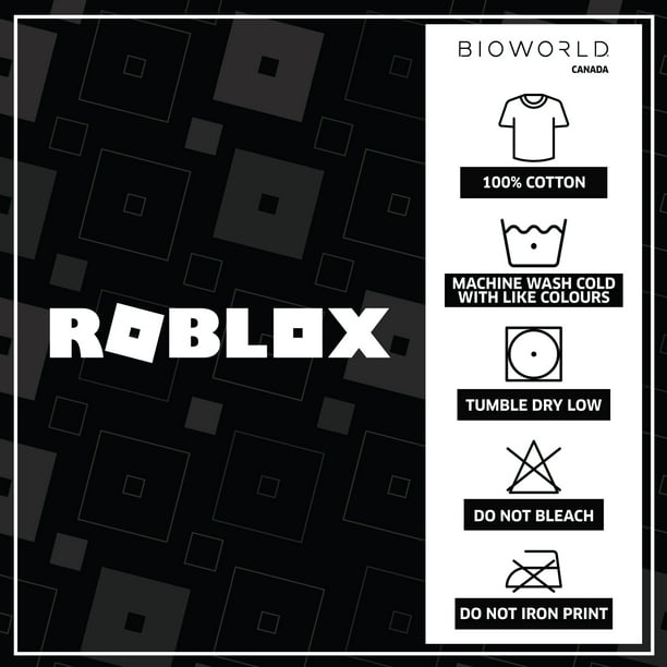 Roblox Shirt Kids Boys Large 8 Black Graphic Gamer Gaming Blocks