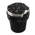 thumbnail image 3 of Taza De Ceniza Brillante, Indicador De Luz LED Ignífugo Universal, Cenicero De Coche Brillante Con Tachuelas De Diamantes Para Vehículo, 3 of 7