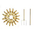 thumbnail image 1 of Diconna Metal Wind Spinner Outdoor 3D Magical Kinetic Windmill with Stake, 1 of 9