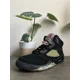 thumbnail image 1 of Ni - ke Ni - ke Air Jordan V size 8 VTG 1999 OG Black Metallic Silver Off White 136027 001, 1 of 5
