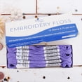 thumbnail image 3 of ThreadArt Premium Egyptian Cotton Embroidery Floss - 8.75 Yds - 6 Strand - 12 Skeins - Lavender No.310, 3 of 10