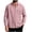 Pink, variant on Lmueinov Long Sleeve Shirts for Men Solid Collared Loose Fit Button Up Tops with Pocket Lightweight Button Down Casual Office Outdoor Outfits