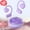 Purple, variant on Wireless Bluetooth Earbuds - Heart Shaped Bluetooth Earphones with Earhooks - 2025 Upgrade Noise Reduction Stereo Sound Bluetooth Headset - Gifts for Women Men (Red)