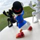 thumbnail image 4 of Disney-figura de acción de resina para niños, estatua grande de dibujos animados del Pato Donald, adorno para el hogar, regalo de Navidad, 4 of 4