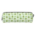 thumbnail image 4 of Rocae Green Avocado for Pen and Marker Pouch with Zipper for Men and Women, Stationery Bag Pen Holder for Work and Office, 4 of 9