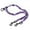 Purple, variant on Hearth & Gear Pet Supplies Reflective Double Ended Leash For Dogs One Drag And Two Leashes Retractable Reflective Dog Leash Small Dog Leashes 4 Ft Stunt Puppy Training Leashes for Medium Dogs Bike Tow