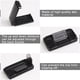 thumbnail image 3 of clips ajustables para cinturón de seguridad ABS, ajustador duradero, bloqueo universal para cinturones de seguridad de coche para niños y adultos, color negro., 3 of 5