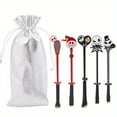 thumbnail image 1 of Christmas Makeup Brushes 5pcs Christmas Makeup Brush Set With Cute Pouch, 1 of 4