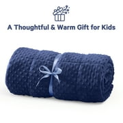 Teler Weighted Blanket for Kids,Weighted Lap Blanket(36 x 48,5lbs), Blue