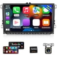 thumbnail image 1 of Likrtyny Radio Estéreo GPS para Coche 9 Pulgadas Carplay Android Auto para para (2G+32G 12LED), 1 of 9