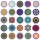 thumbnail image 2 of Adhesivos de vinilo vintage con diseño de mandala, impermeables, 50 unidades, 2 of 2