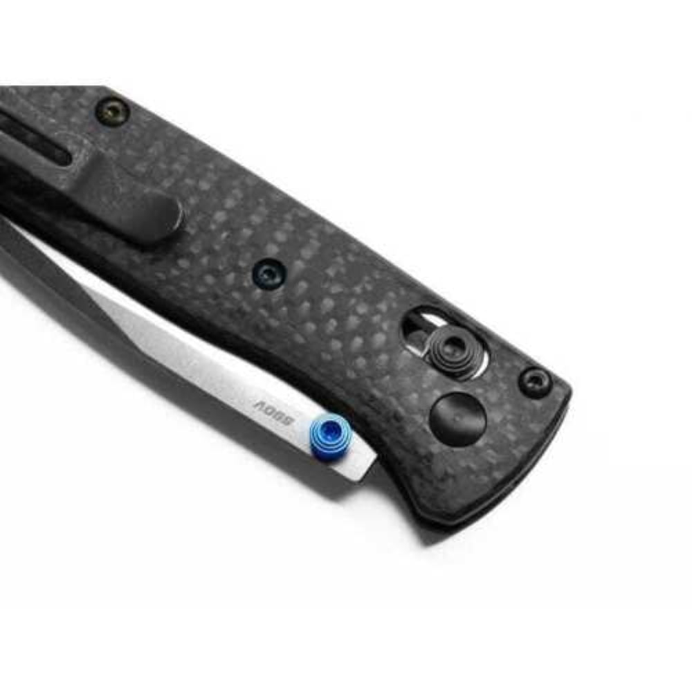 Benchmade 533-3 Mini Bugout Plain Edge Folding Knife 2.82" Satin S90V