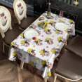 thumbnail image 4 of White Cow Head Hat Pattern Rectangle Tablecloth 60"x120",Waterproof Polyester Rectangle Table Cloth, Wipeable Spillproof Polyester Tablecloth for Dining, Camping, Indoor and Outdoor, 4 of 6