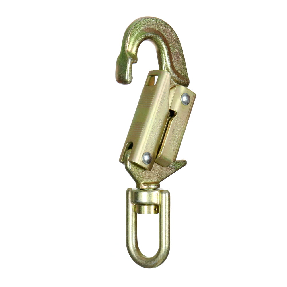 Fusion Climb Sector Steel Dual Lock Swivel High Strength Hook Carabiner Gold 