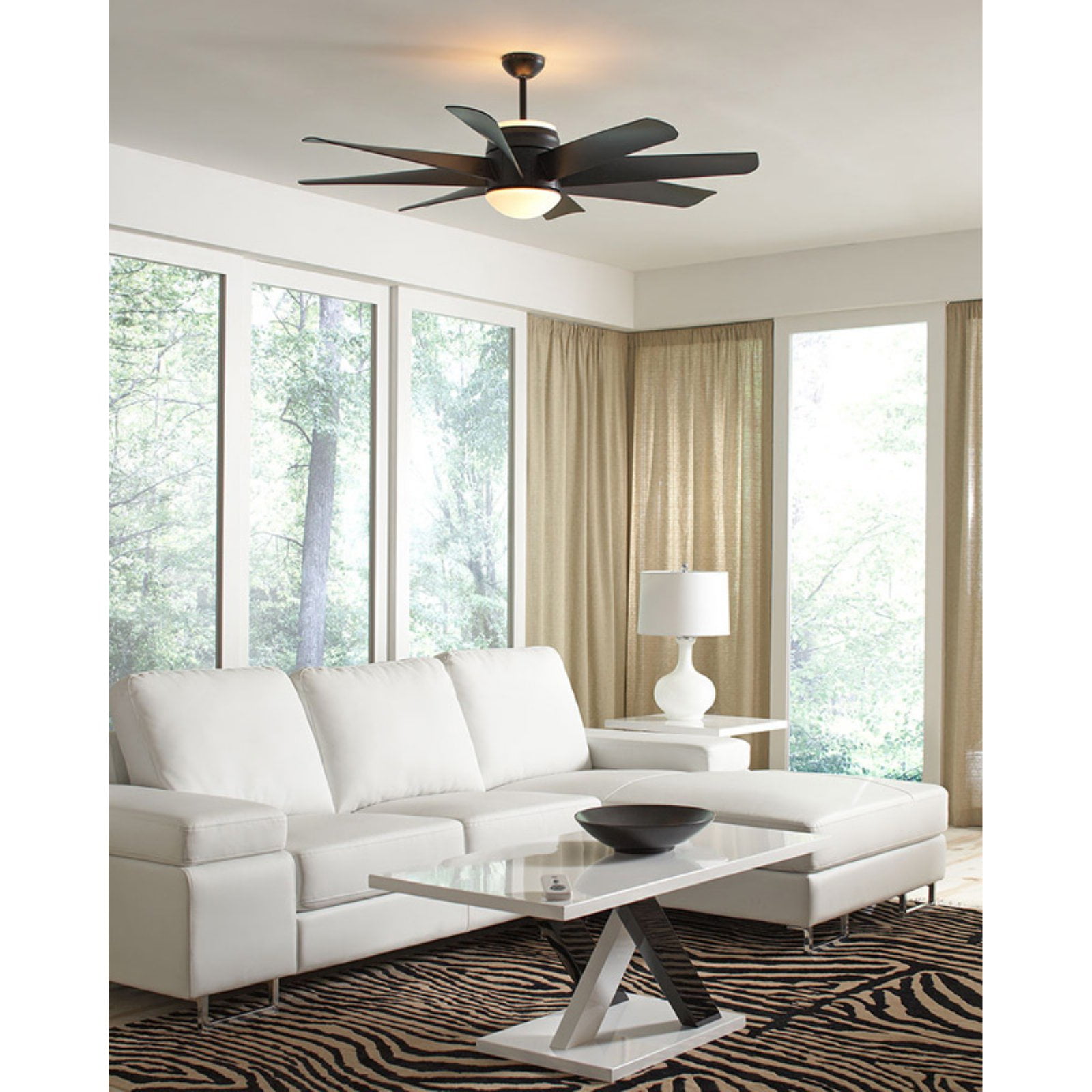 Monte Carlo 8tnr56 Turbine 56 In Ceiling Fan Com
