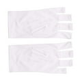 thumbnail image 2 of lionlar 2 Pieces Anti Fingerless Gloves Lightweight Protective Flexible Protection Short, 2 of 9