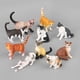 thumbnail image 2 of Figura de acción de gatos para niños, modelo de simulación de gatito, adornos, animales realistas, muñeca, regalos, decoración de mesa, 2 of 4