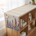 thumbnail image 6 of Table Runners 48 Inches Long Dress Scarves, Watercolor Flowers Farmhouse Kitchen/Dining Table Runner, Short Coffee Tablerunners, Retro Botanical Blooms Floral Butterfly 13x48 Inch, 6 of 9